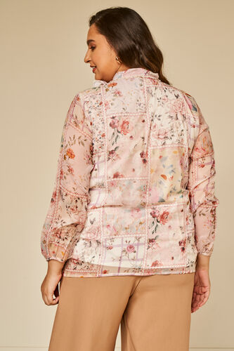 Multi Floral Straight Top, Multi Color, image 10